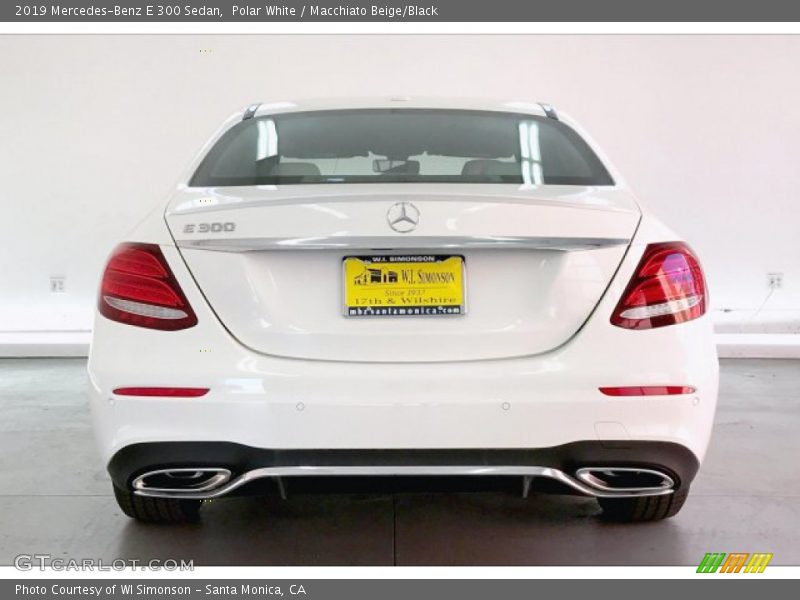 Polar White / Macchiato Beige/Black 2019 Mercedes-Benz E 300 Sedan