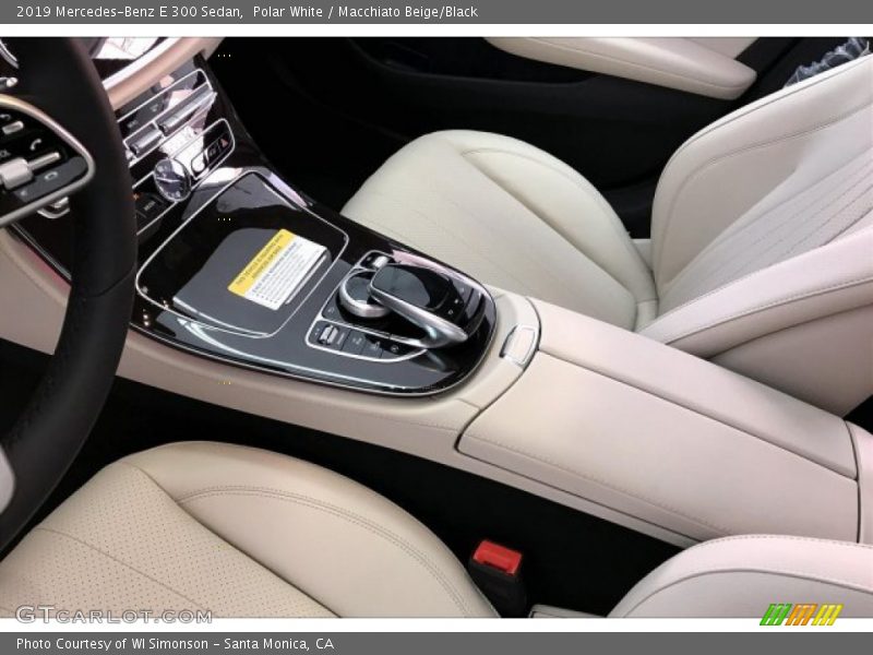 Polar White / Macchiato Beige/Black 2019 Mercedes-Benz E 300 Sedan