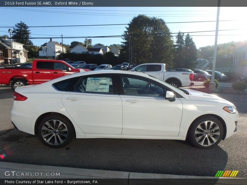 Oxford White / Ebony 2019 Ford Fusion SE AWD