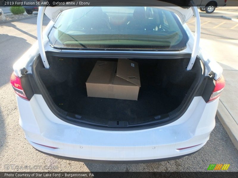 Oxford White / Ebony 2019 Ford Fusion SE AWD