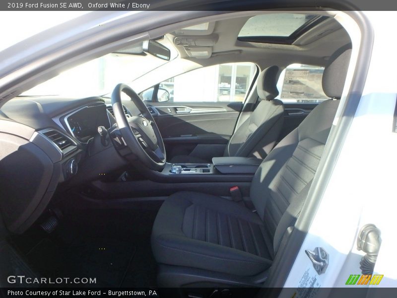 Oxford White / Ebony 2019 Ford Fusion SE AWD