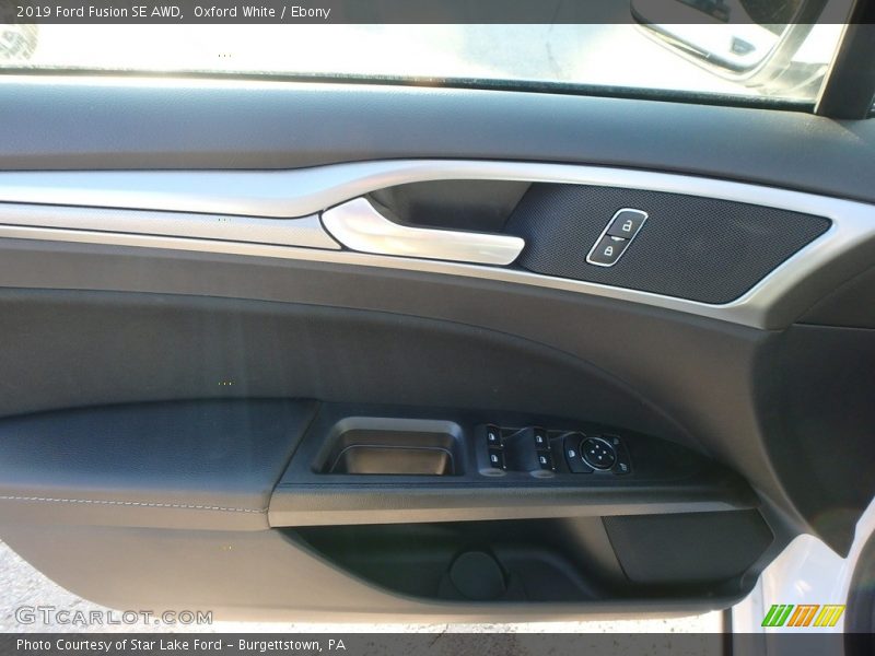 Oxford White / Ebony 2019 Ford Fusion SE AWD