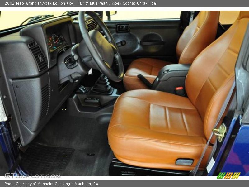 Front Seat of 2002 Wrangler Apex Edition 4x4
