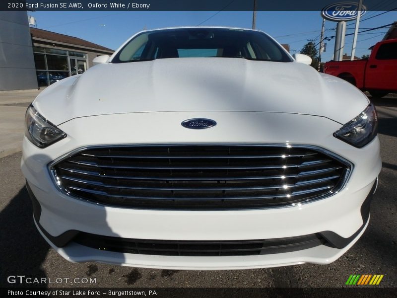 Oxford White / Ebony 2020 Ford Fusion SE AWD