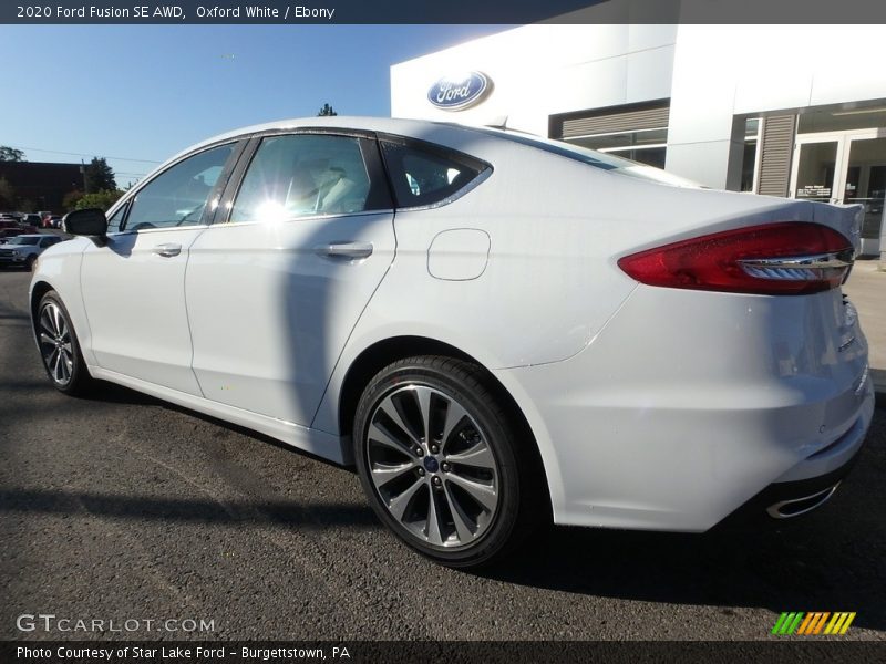 Oxford White / Ebony 2020 Ford Fusion SE AWD