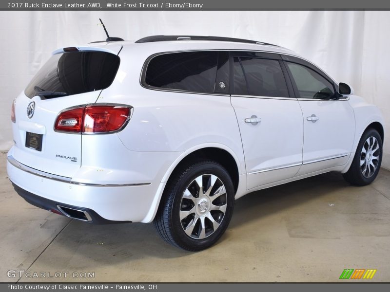 White Frost Tricoat / Ebony/Ebony 2017 Buick Enclave Leather AWD