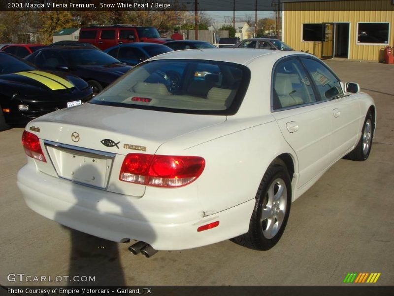 Snow White Pearl / Beige 2001 Mazda Millenia Premium