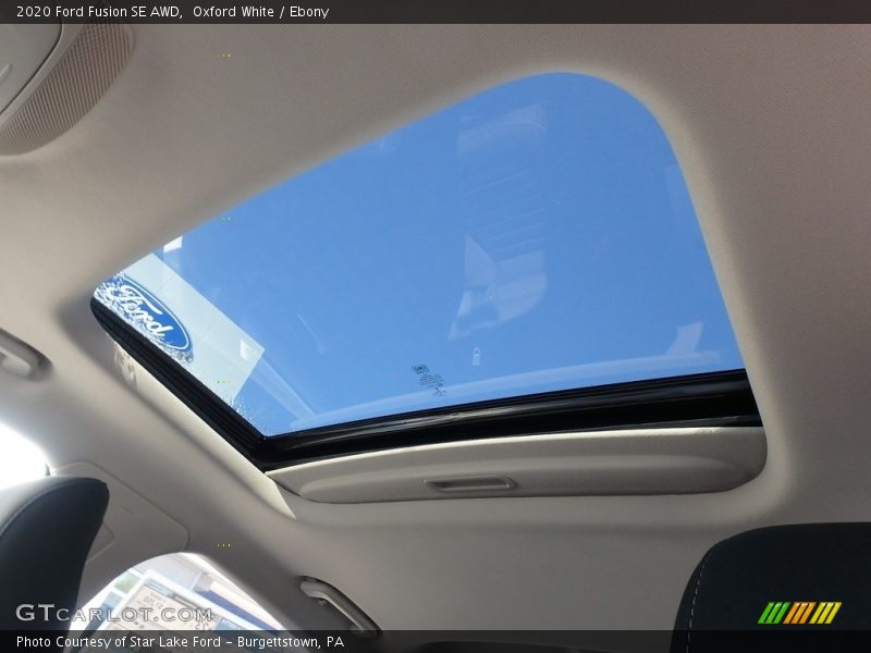 Oxford White / Ebony 2020 Ford Fusion SE AWD