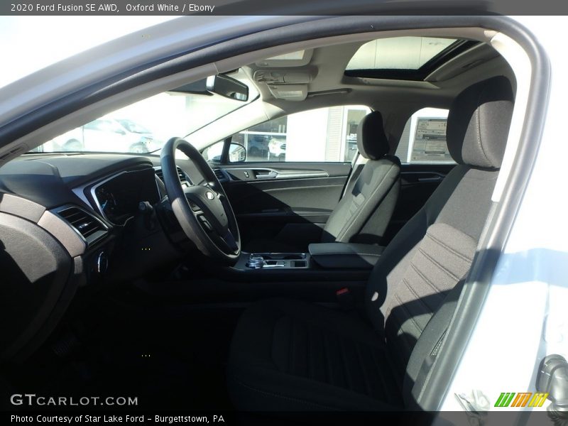 Oxford White / Ebony 2020 Ford Fusion SE AWD