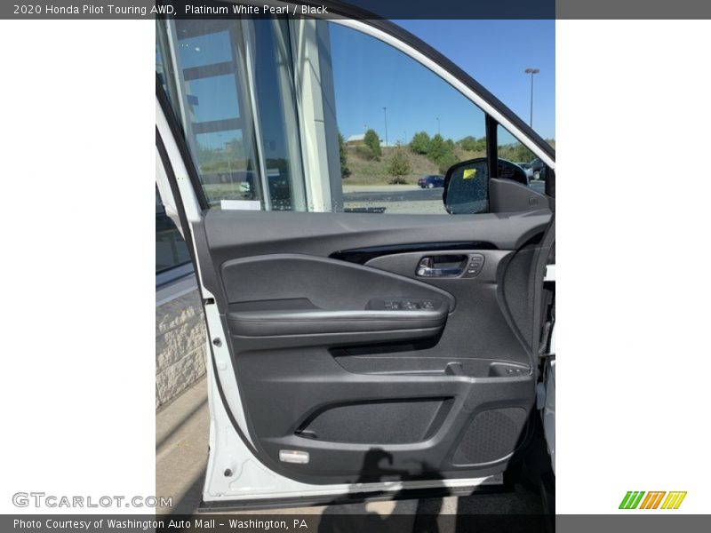 Platinum White Pearl / Black 2020 Honda Pilot Touring AWD