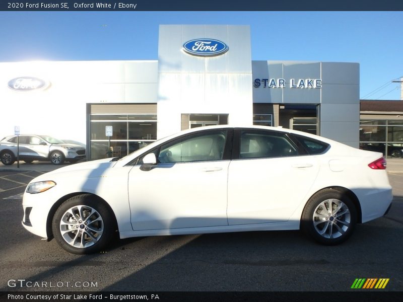 Oxford White / Ebony 2020 Ford Fusion SE