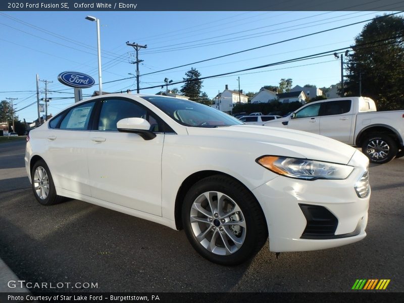 Oxford White / Ebony 2020 Ford Fusion SE