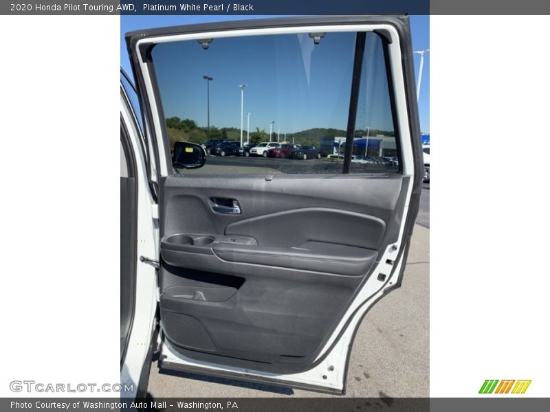 Platinum White Pearl / Black 2020 Honda Pilot Touring AWD