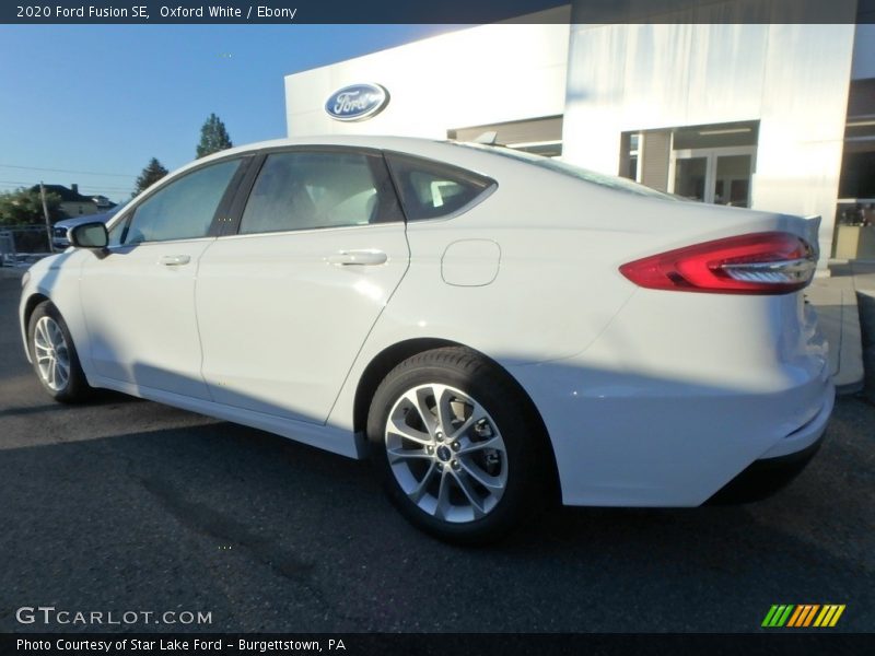 Oxford White / Ebony 2020 Ford Fusion SE