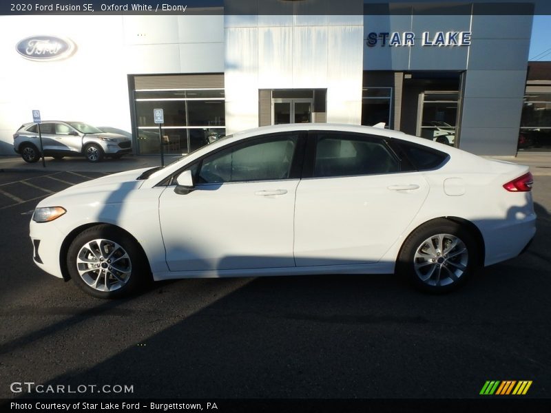 Oxford White / Ebony 2020 Ford Fusion SE