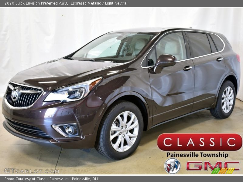 Espresso Metallic / Light Neutral 2020 Buick Envision Preferred AWD