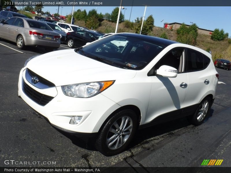 Cotton White / Taupe 2011 Hyundai Tucson Limited AWD