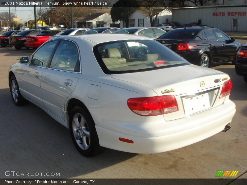 Snow White Pearl / Beige 2001 Mazda Millenia Premium