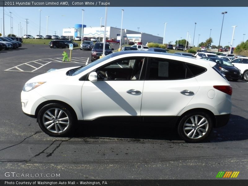 Cotton White / Taupe 2011 Hyundai Tucson Limited AWD