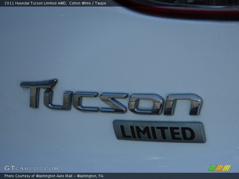 Cotton White / Taupe 2011 Hyundai Tucson Limited AWD