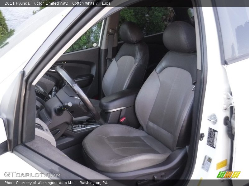 Cotton White / Taupe 2011 Hyundai Tucson Limited AWD