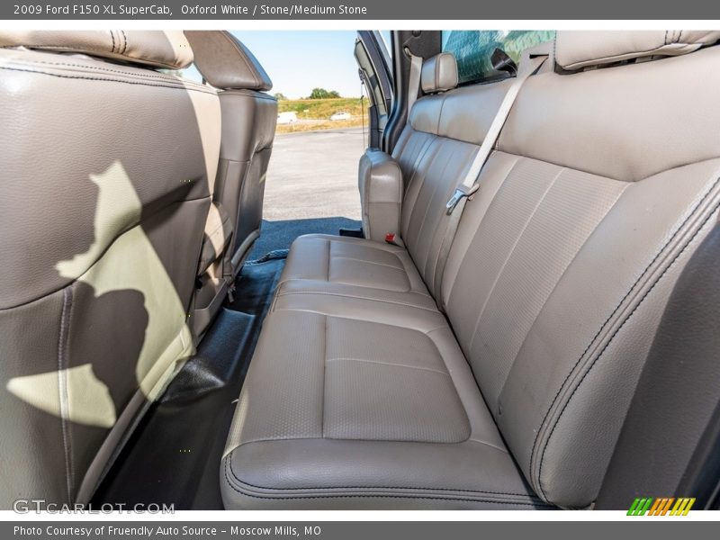 Oxford White / Stone/Medium Stone 2009 Ford F150 XL SuperCab