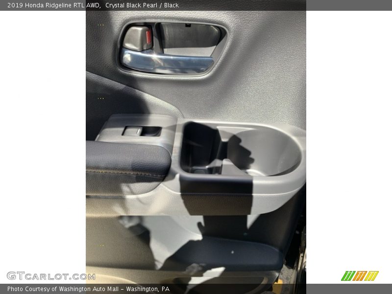 Crystal Black Pearl / Black 2019 Honda Ridgeline RTL AWD