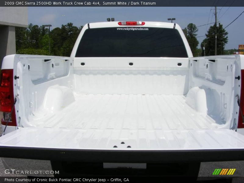 Summit White / Dark Titanium 2009 GMC Sierra 2500HD Work Truck Crew Cab 4x4