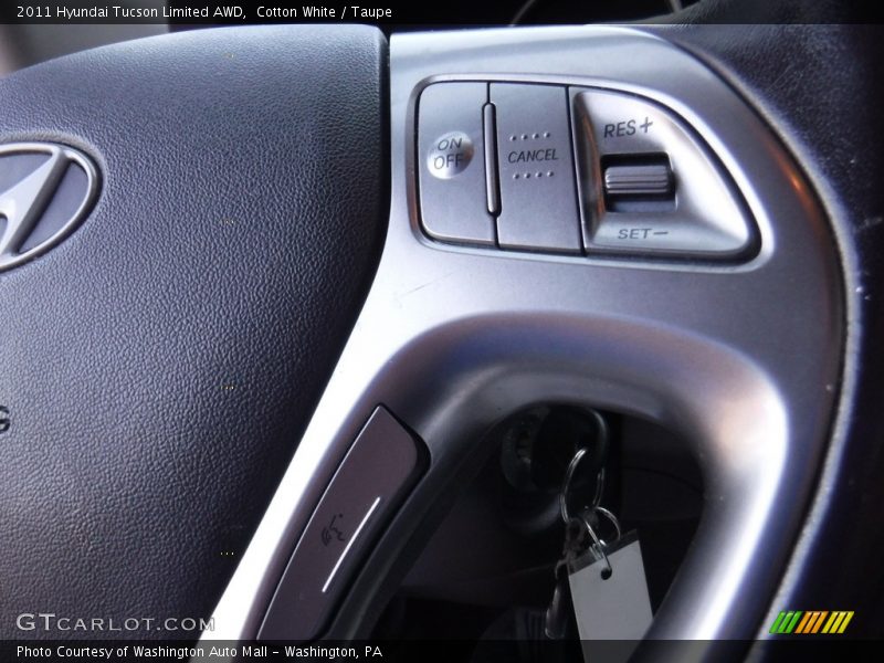 Cotton White / Taupe 2011 Hyundai Tucson Limited AWD