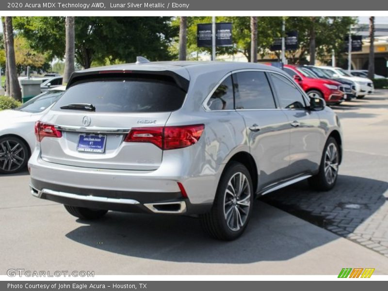 Lunar Silver Metallic / Ebony 2020 Acura MDX Technology AWD