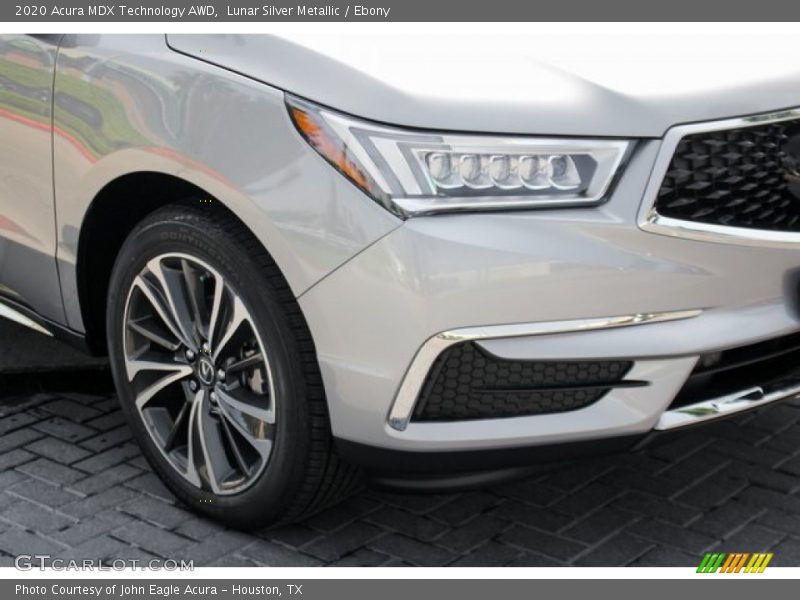 Lunar Silver Metallic / Ebony 2020 Acura MDX Technology AWD