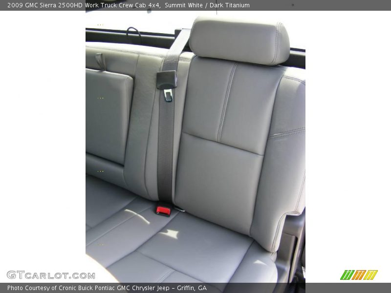 Summit White / Dark Titanium 2009 GMC Sierra 2500HD Work Truck Crew Cab 4x4