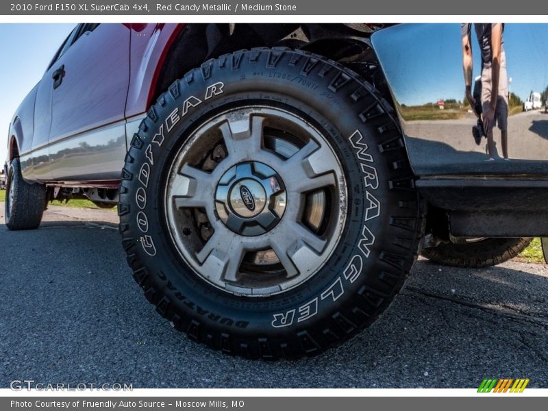 Red Candy Metallic / Medium Stone 2010 Ford F150 XL SuperCab 4x4