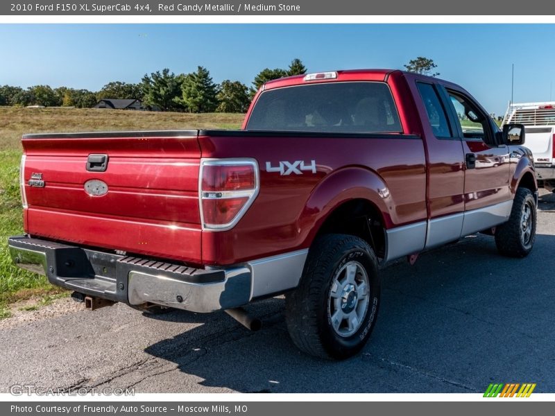 Red Candy Metallic / Medium Stone 2010 Ford F150 XL SuperCab 4x4