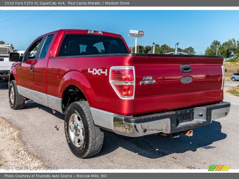 Red Candy Metallic / Medium Stone 2010 Ford F150 XL SuperCab 4x4