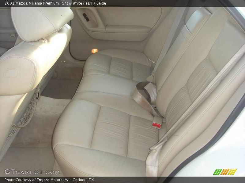 Snow White Pearl / Beige 2001 Mazda Millenia Premium