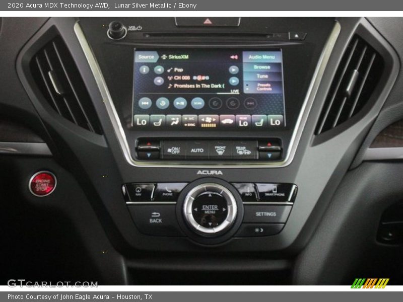 Lunar Silver Metallic / Ebony 2020 Acura MDX Technology AWD