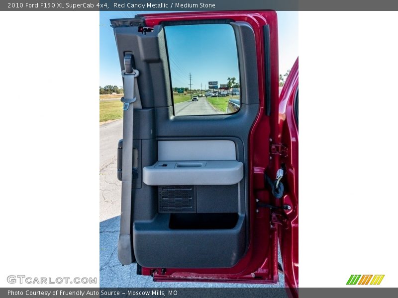 Red Candy Metallic / Medium Stone 2010 Ford F150 XL SuperCab 4x4