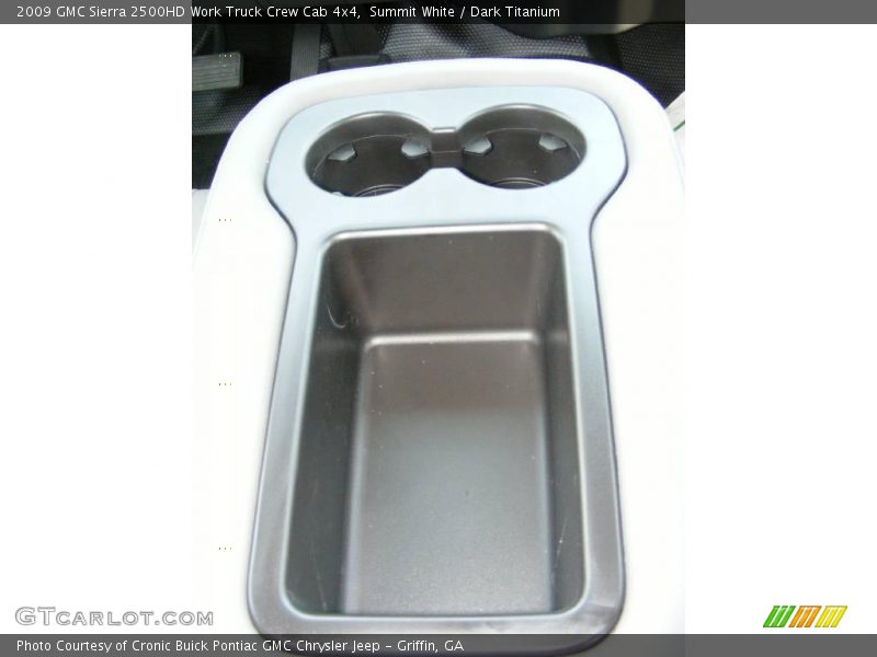 Summit White / Dark Titanium 2009 GMC Sierra 2500HD Work Truck Crew Cab 4x4