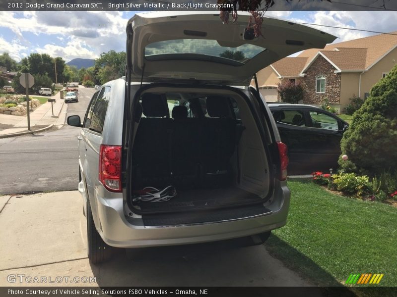 Bright Silver Metallic / Black/Light Graystone 2012 Dodge Grand Caravan SXT