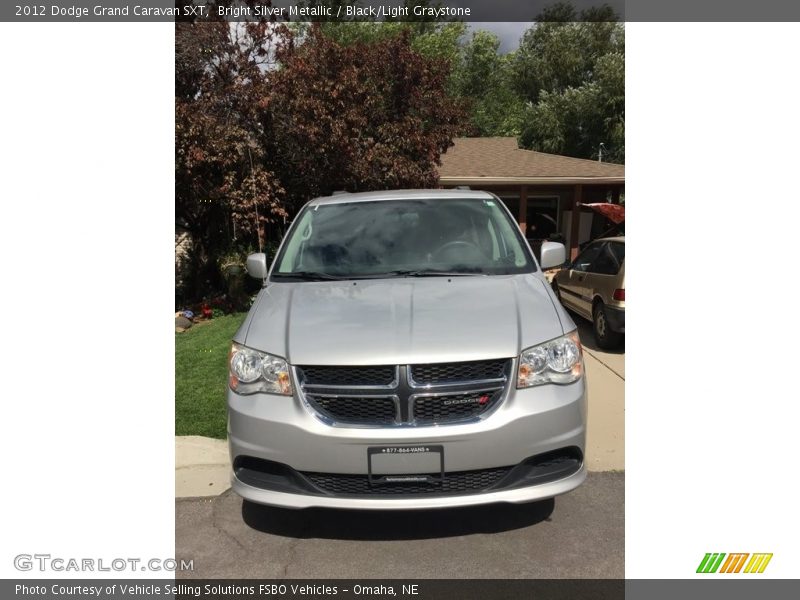 Bright Silver Metallic / Black/Light Graystone 2012 Dodge Grand Caravan SXT