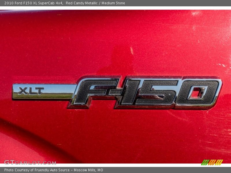 Red Candy Metallic / Medium Stone 2010 Ford F150 XL SuperCab 4x4