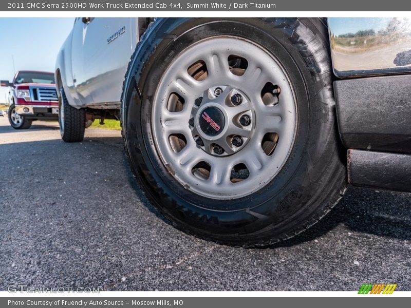 Summit White / Dark Titanium 2011 GMC Sierra 2500HD Work Truck Extended Cab 4x4