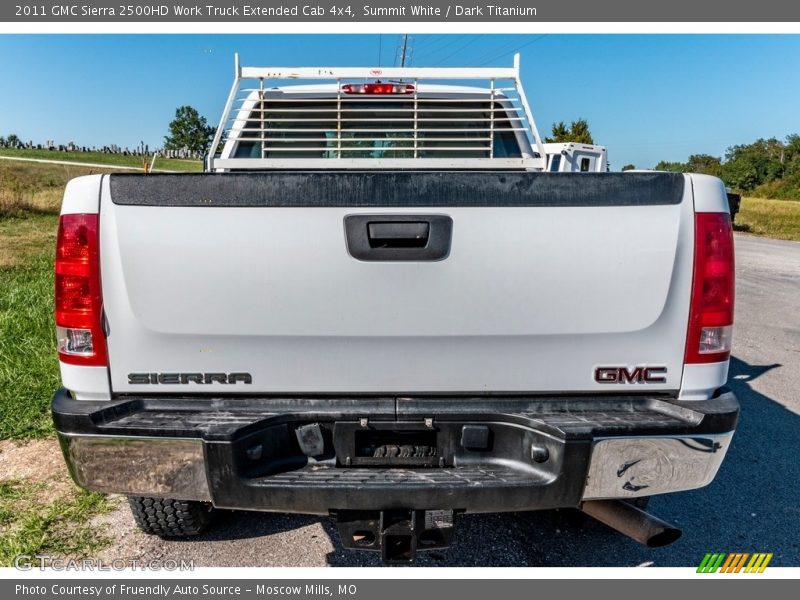 Summit White / Dark Titanium 2011 GMC Sierra 2500HD Work Truck Extended Cab 4x4