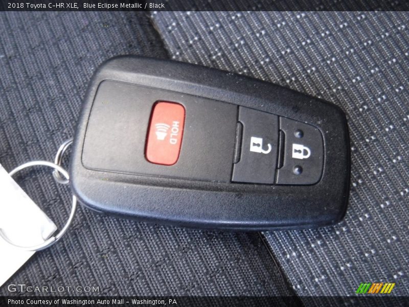 Blue Eclipse Metallic / Black 2018 Toyota C-HR XLE
