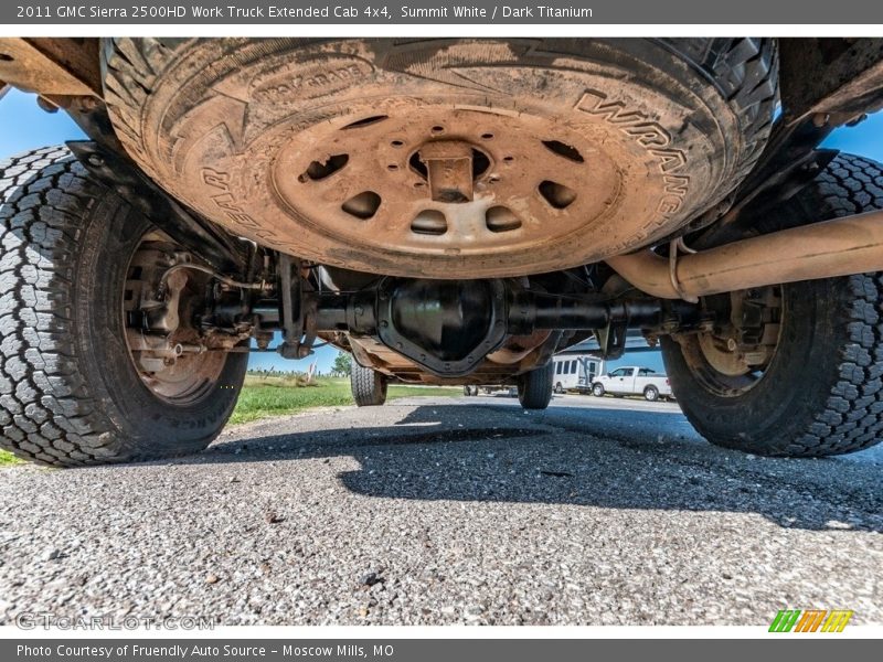 Summit White / Dark Titanium 2011 GMC Sierra 2500HD Work Truck Extended Cab 4x4