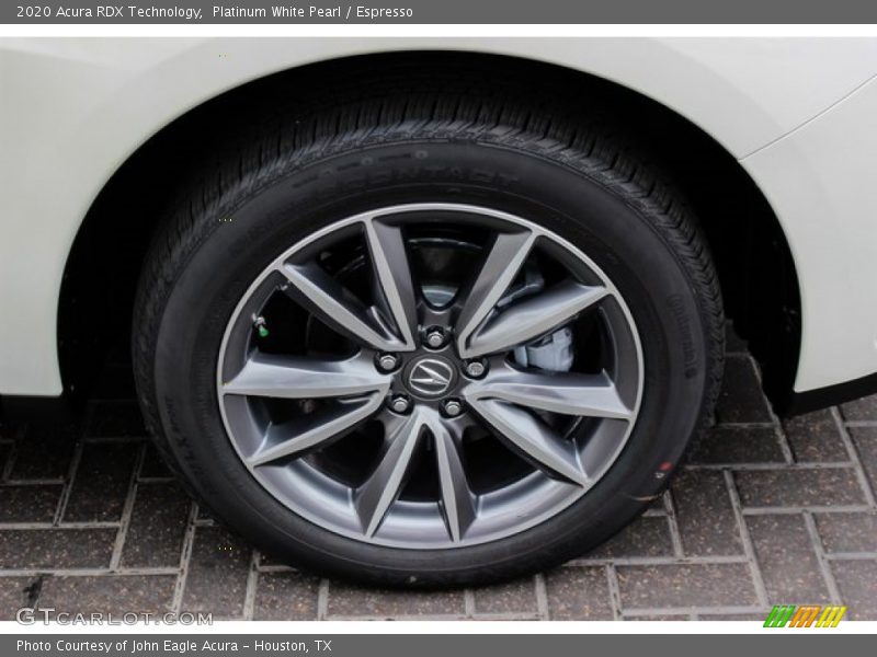 Platinum White Pearl / Espresso 2020 Acura RDX Technology