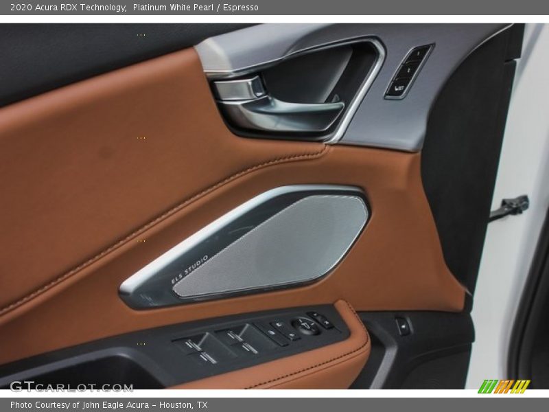 Platinum White Pearl / Espresso 2020 Acura RDX Technology