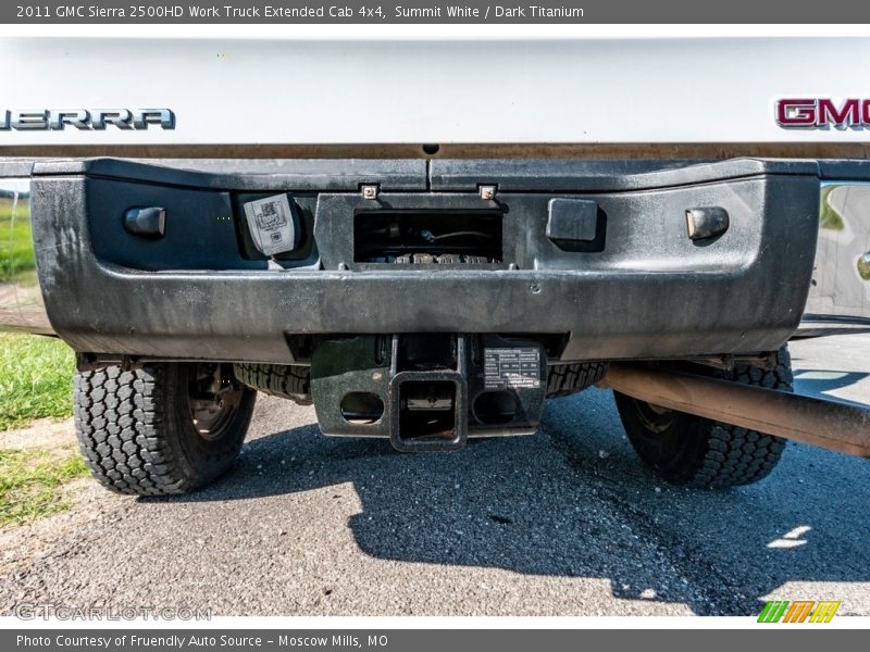 Summit White / Dark Titanium 2011 GMC Sierra 2500HD Work Truck Extended Cab 4x4