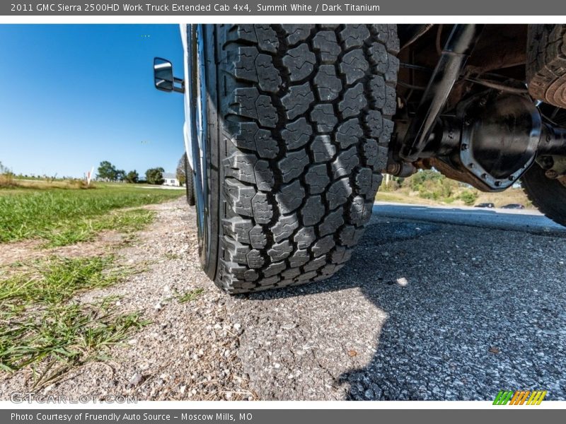 Summit White / Dark Titanium 2011 GMC Sierra 2500HD Work Truck Extended Cab 4x4